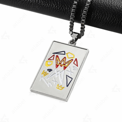 Mẫu tag đeo cổ số 7