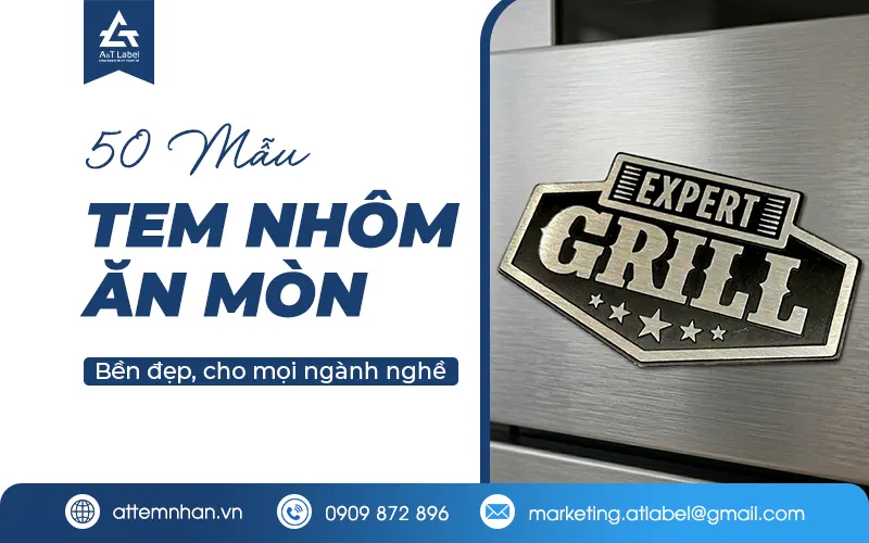 50 mẫu tem nhôm ăn mòn cho mọi ngành nghề