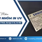 50 Mẫu Tem Nhôm In UV Đẹp Cho Nội Thất, Garage Xe, Cơ Khí