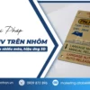 Giải Pháp In UV Trên Nhôm In logo Nhiều Màu, Hiệu Ứng 3D Nổi
