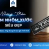 Top những mẫu tem nhôm xước đẹp