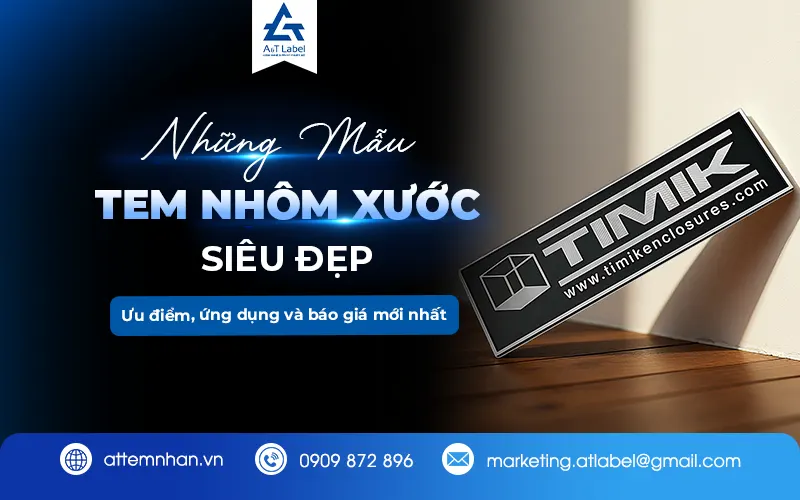 Top những mẫu tem nhôm xước đẹp